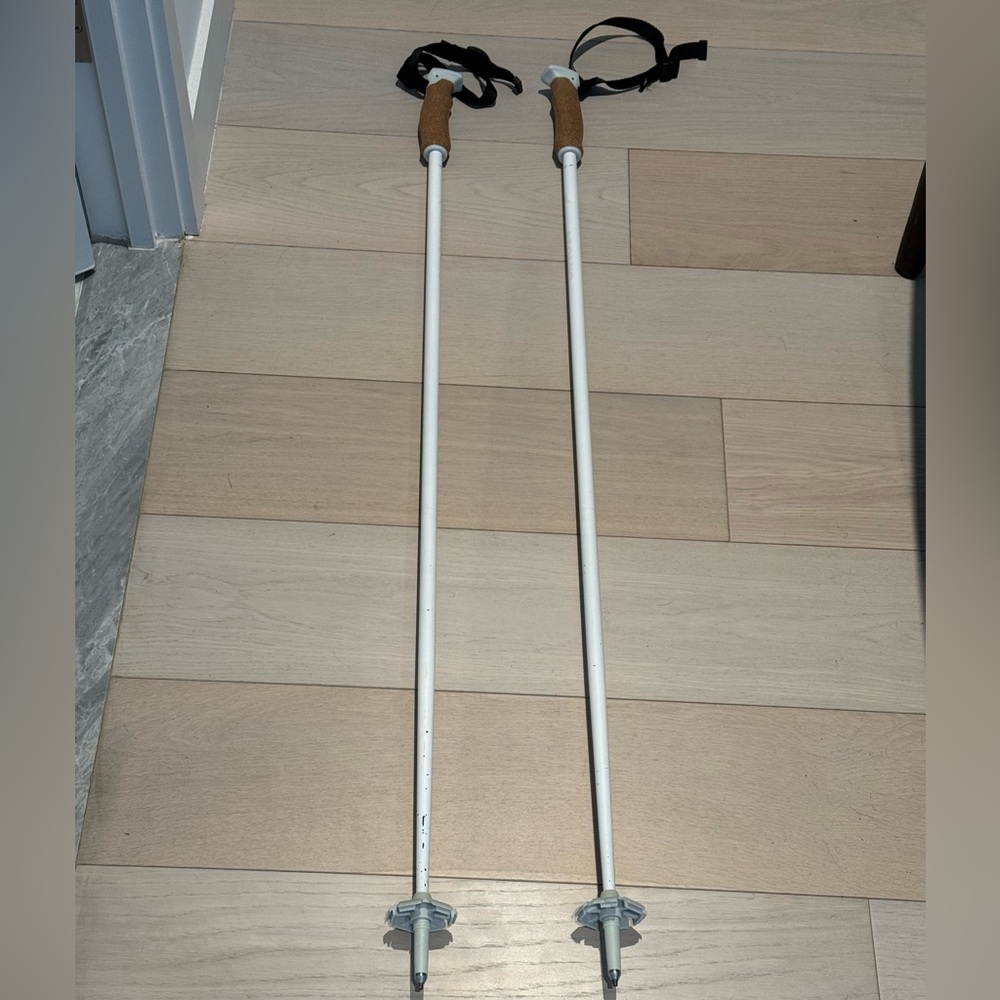 Atomic Ski Poles - White Ski Poles - 115CM
